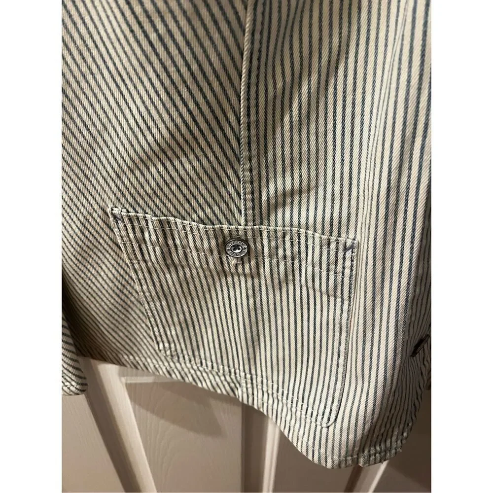 Ralph Lauren Denim & Supply MCMLX VII Hickory Striped Vest sz 3X EUC